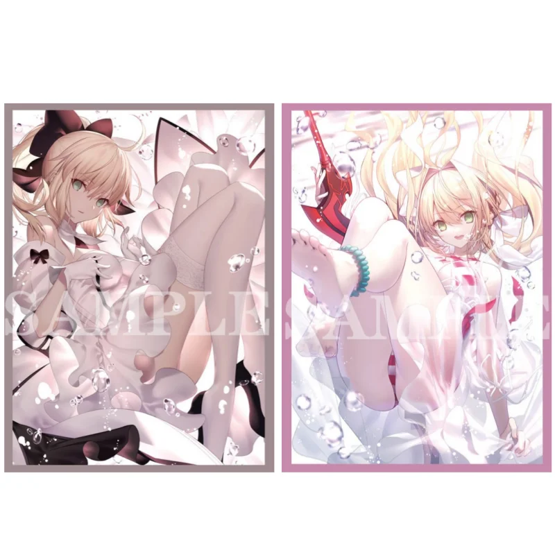 60Pcs/Set ACG Cards Sleeve Fate Grand Order FGO Nero Anime Game Normal Version Colorful DIY Toys Gifts Cards Protective Cover