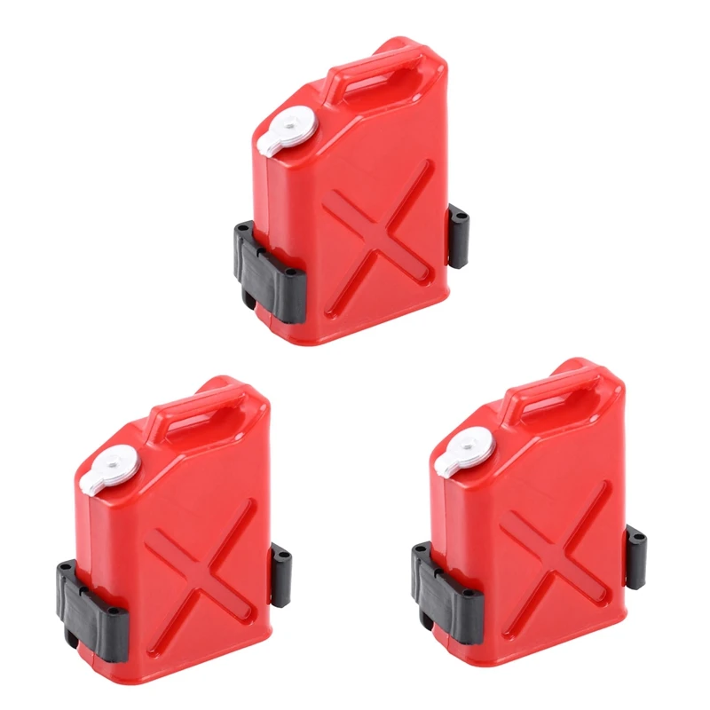 New3x RC Rock Crawler 1:10 Accessories Mini Fuel Tank For TAMIYA CC01 Axial SCX10 90046 D90 D110 TF2 Traxxas TRX-4 Red