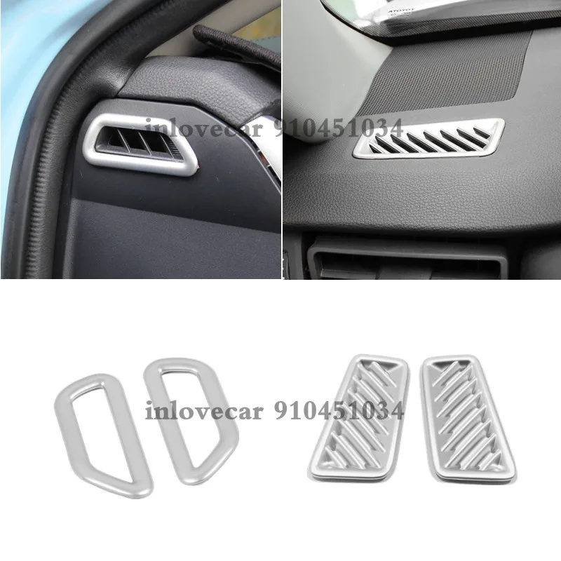 

For Toyota RAV4 RAV 4 2019 2020 ABS matte Car front Small air outlet Decoration Cover Trim Car Styling accessories 4pcs