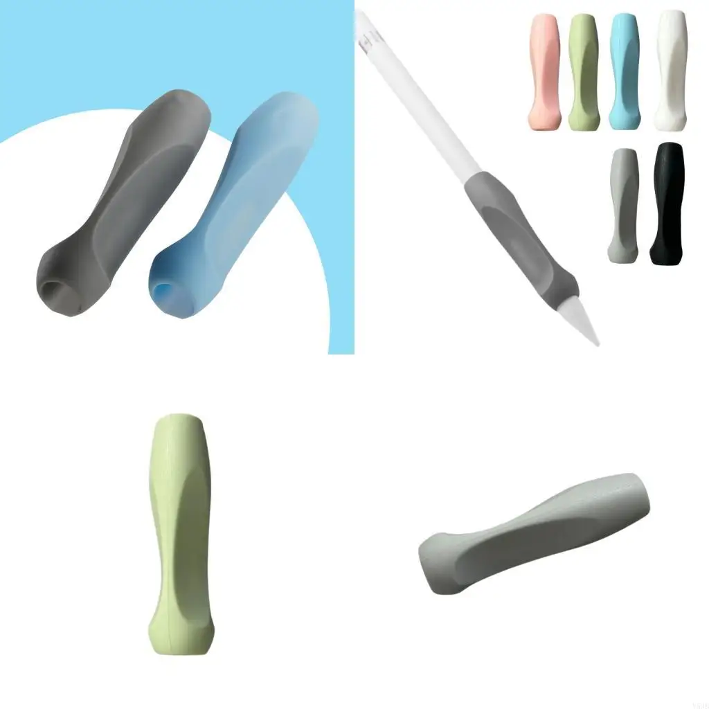 

Y5JB Ergonomic Pen Grip for Pencil 1st And 2nd Generation Silicone Pinch Sleeve