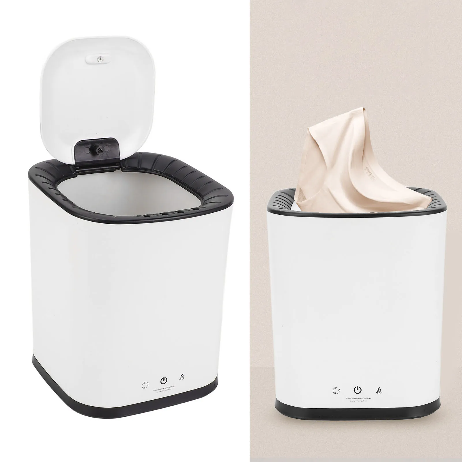 Máquina de lavar roupa portátil, limpeza automática eficiente, mini lavadora silenciosa para meias e roupas íntimas