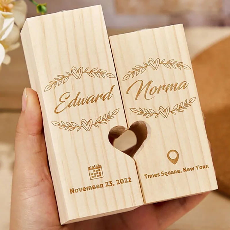 Personalized Wooden Candle Holder Custom Woodine Of Life Family Tree First Name Mother\'s Day Gift Couple Anniversary Home Decor