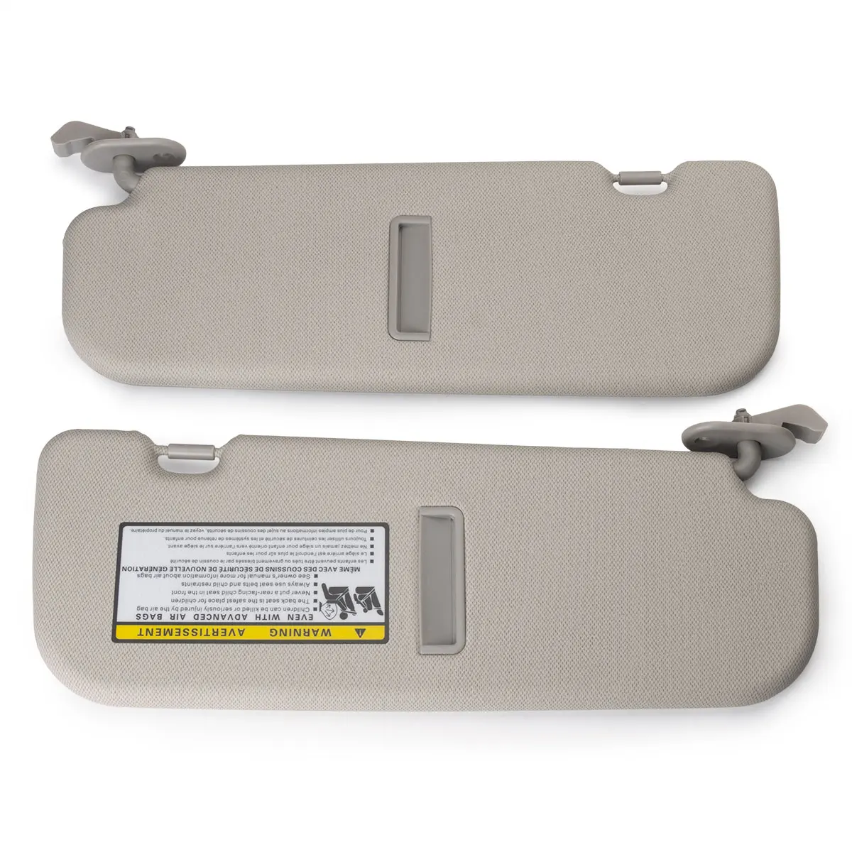 A Pair Car Sunvisor Assy Passenger Side With Mirror Car Interior Sunshade 852103X000TX 852203X000TX For Hyundai Elantra 2011‑15