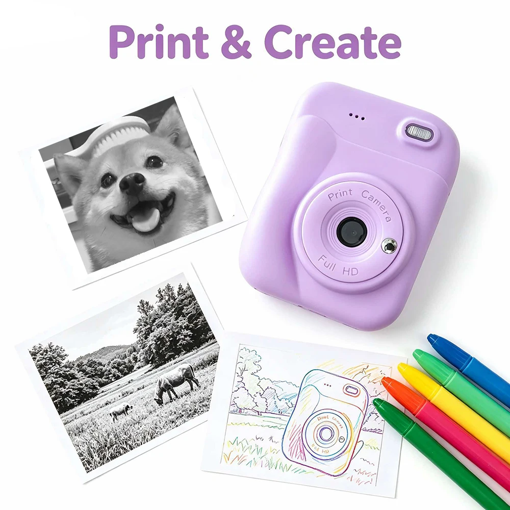 Portable Instant Print Camera 2.4