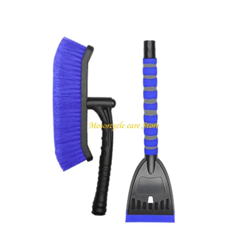 U75F Easy Carry Car Snow Brush & Ice Scraper Set Snow Shovel with Scraper Upgrades for Quick & Efficient Winter Cleaning