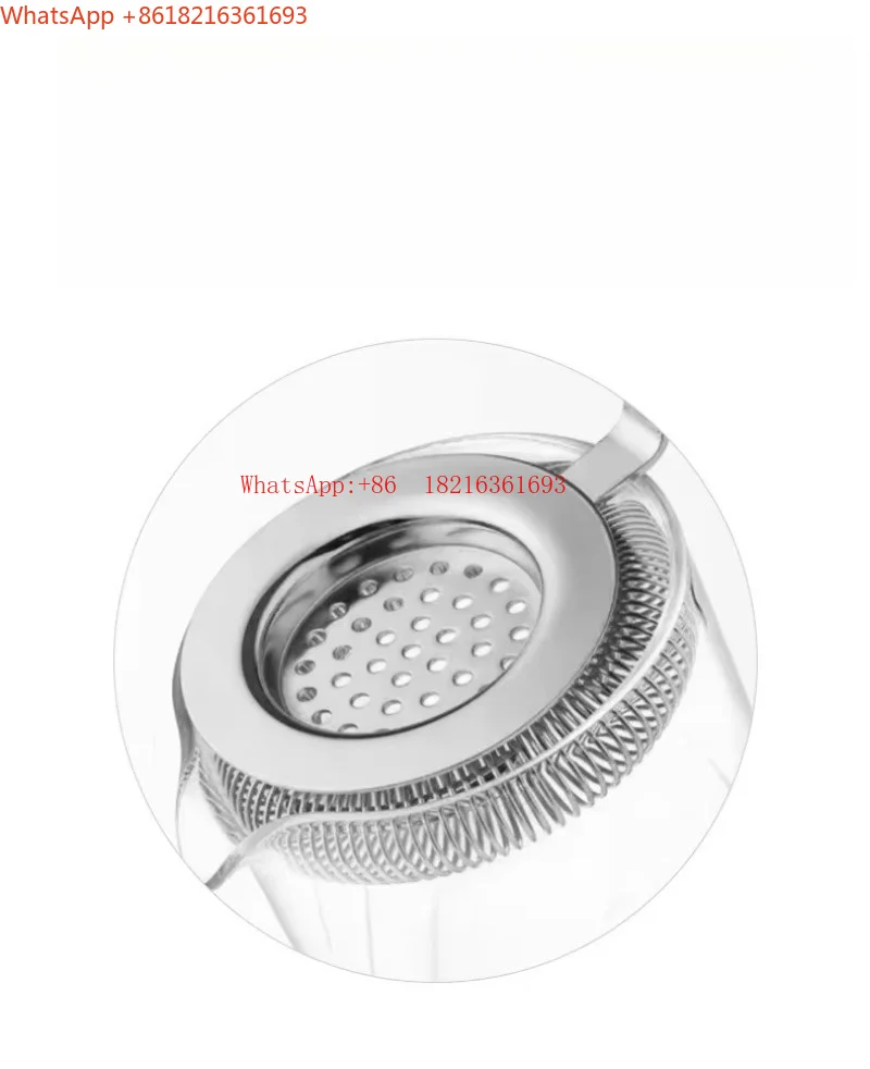 Limited Offer Hawthorne Cocktail Strainer Stainless Steel Retro Bar Ice Filter Practical Bartender Drink Separation Tool