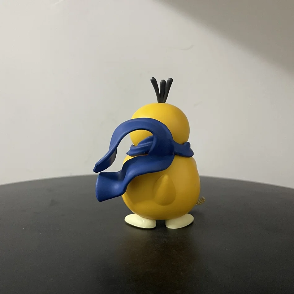 Serie Psyduck with Trumpet & Gatling Gun Figure Toy, Cute Duck Anime Figurine Model, Collection Ornament Birthday Gift for Fans view 6