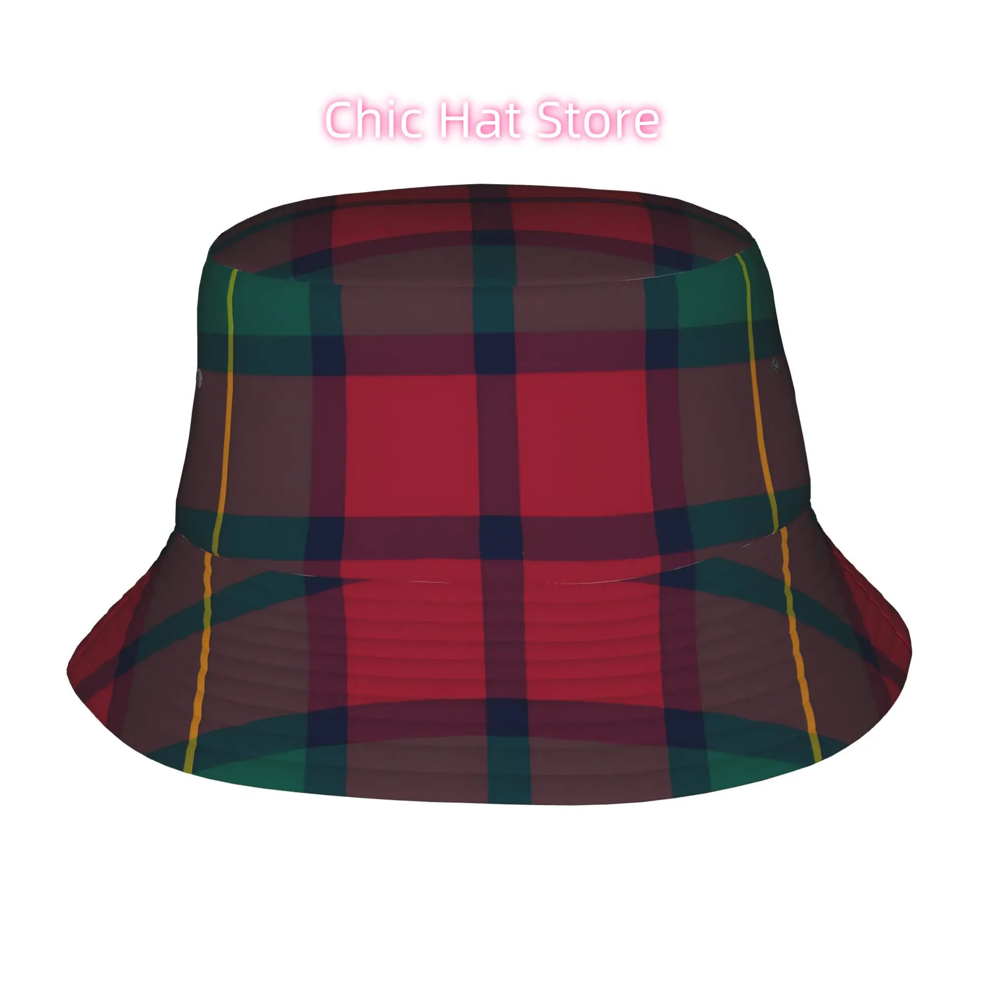 A Single Clan Mccarthy Tartan Bucket Hat, Designed for Both Men And Women, Is an Ideal Stylish Accessory for Outdoor Activities,