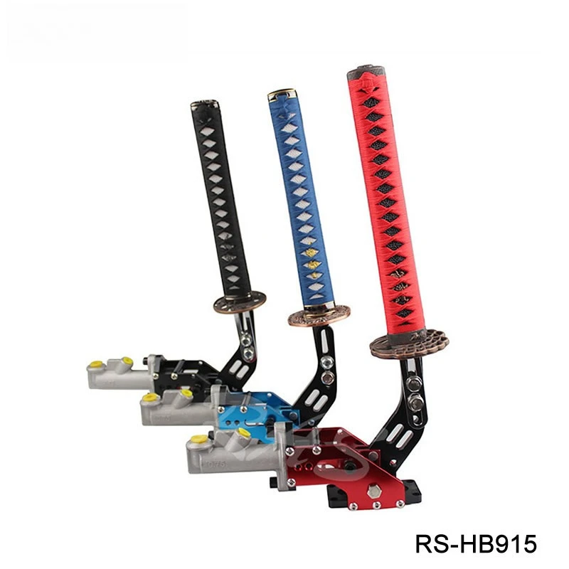 Universal Samurai Handle Hydraulic Handbrake - Adjustable Lever for Drift Racing & Rally, CNC Aluminum Alloy