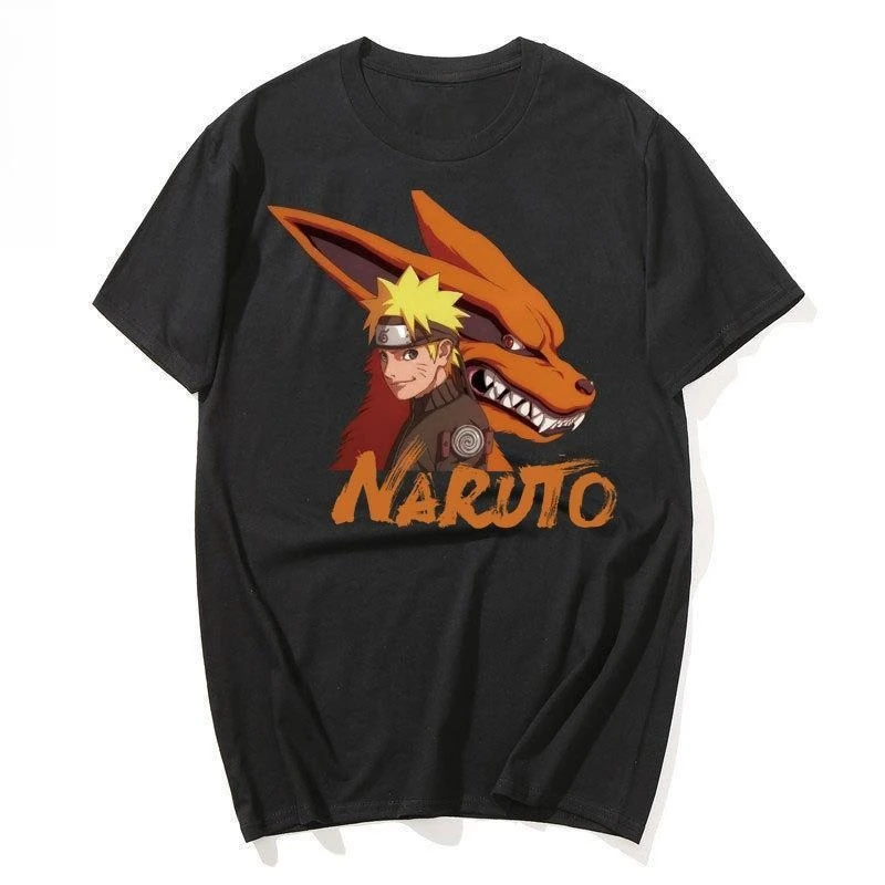 

Naruto Naruto Naruto Kyuo Naruto Print Fashion Men's and Women's T-shirt Top