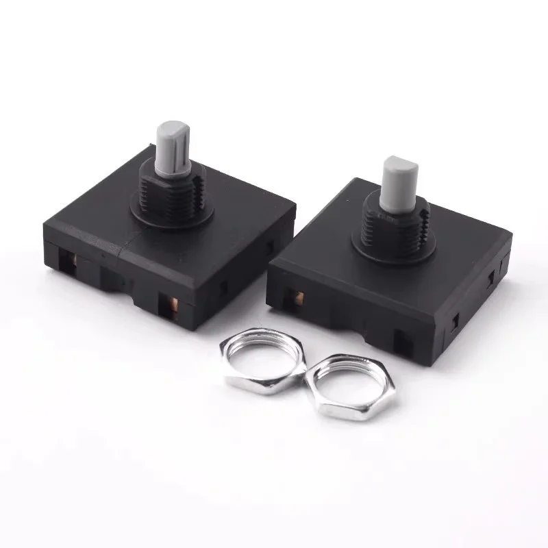 5pcs 10(3A) Square 32mm Rotary Switch 4-Position Electric Cooking Pot Health Kettle Fan Speed Regulator
