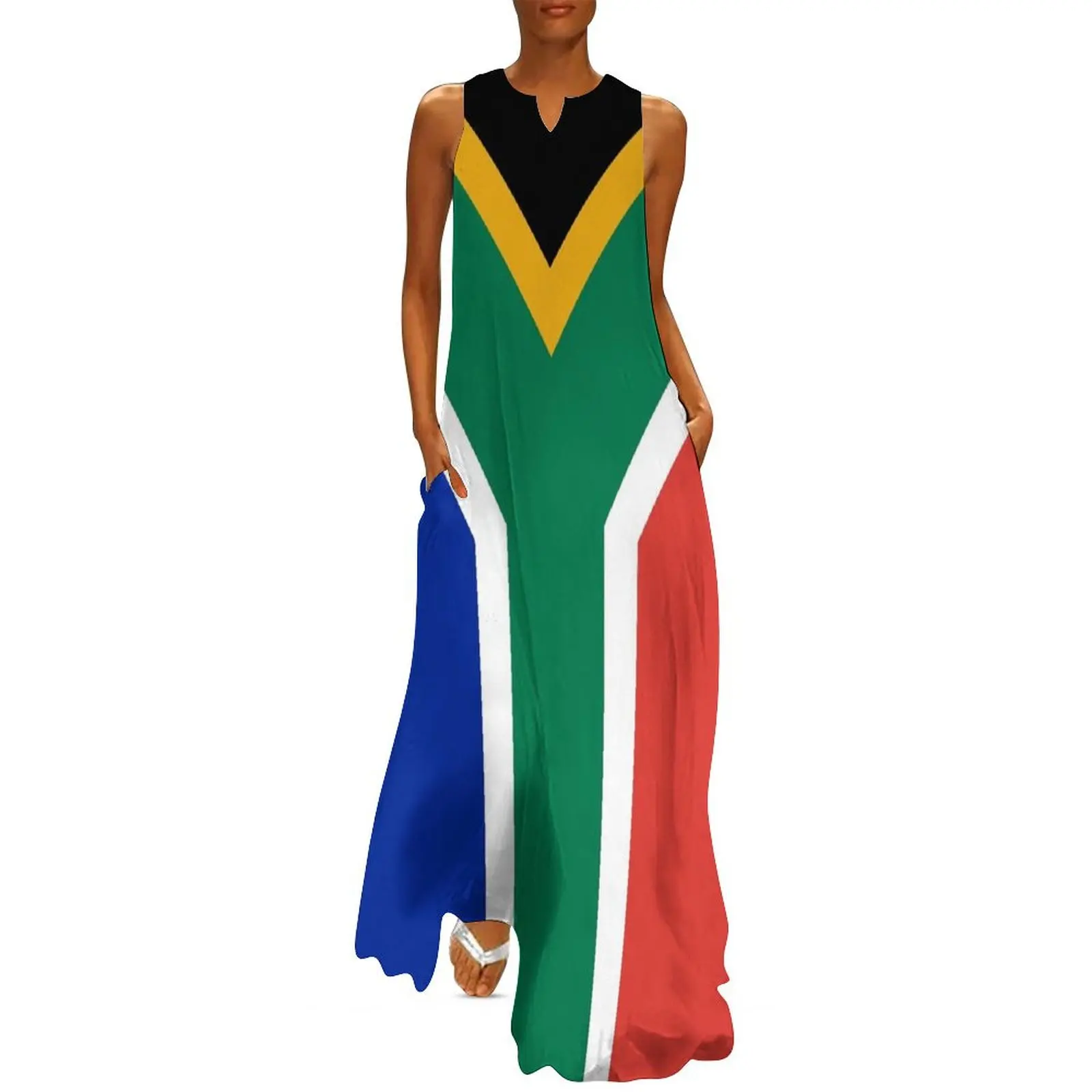 South African Flag Gifts, Masks, Stickers & Products (GF) Long Dress elegant dresses plus sizes women's summer dress 2025 Dress