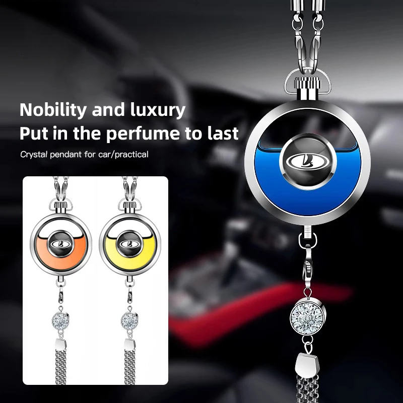 Car Interior Perfume Pendant Air Freshener Hanging Diffuser For Lada Vesta Niva Samara Kalina Largus Priora Xray Granta Cross