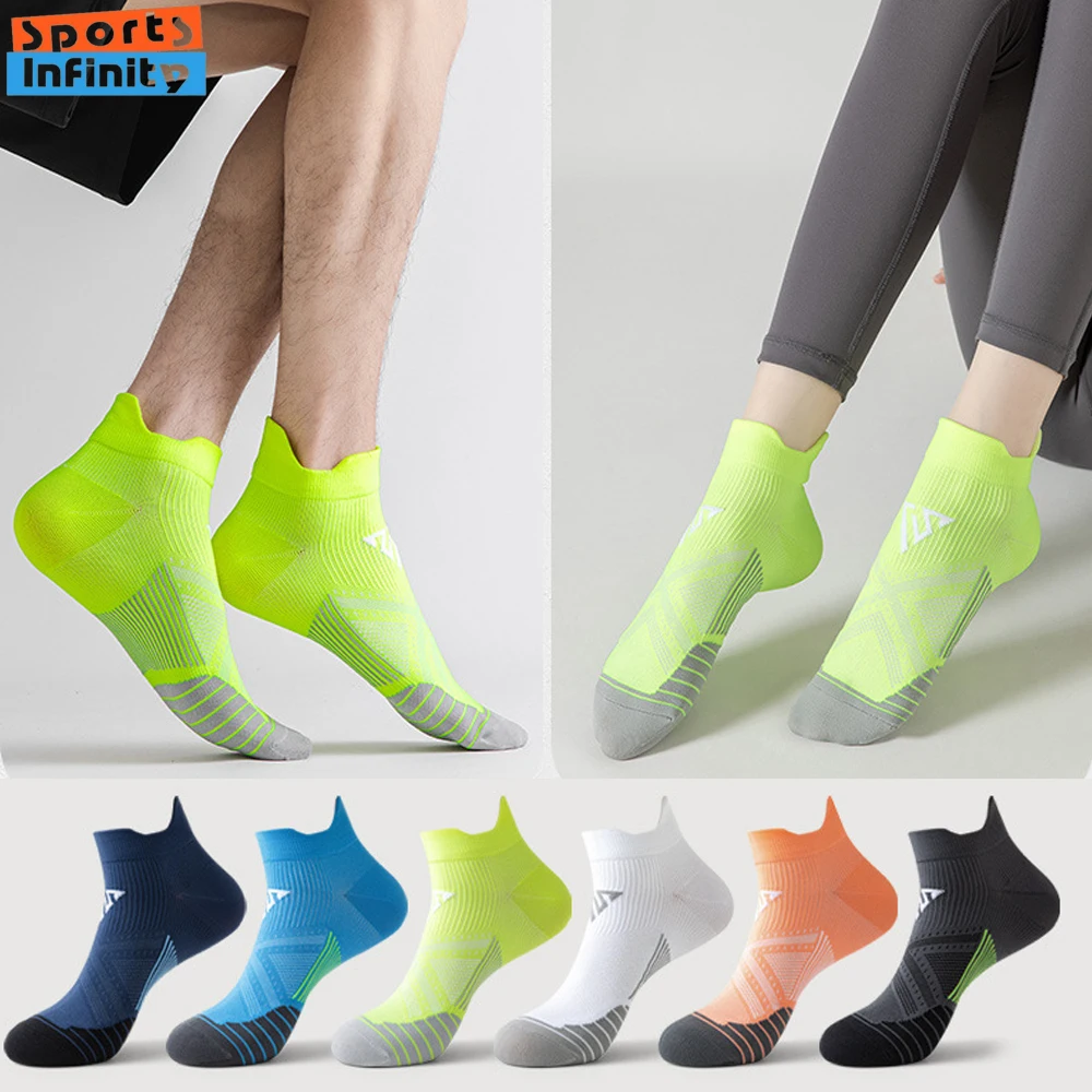 Summer Running Socks for Men Women Quick Drying Sweat Absorbing Gym Fitness Socks Professional Marathon Running Socks Unisex