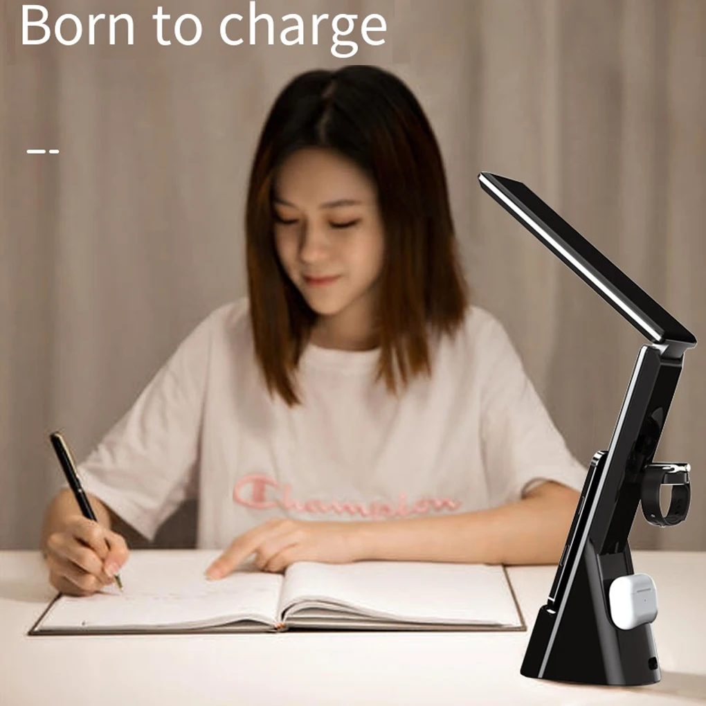 wireless-led-table-lamp-foldable-smart-alarm-clock-eye-protection-light-fast-charging-charger-stand-station-office