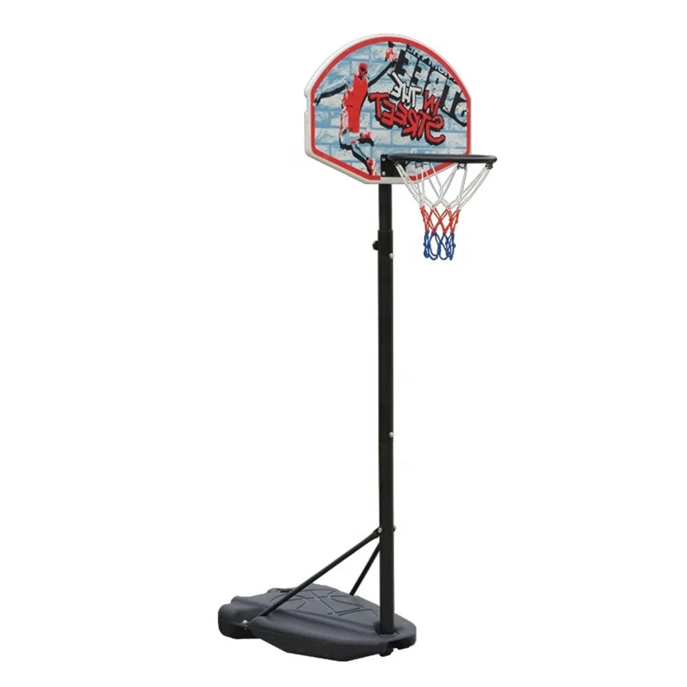 Height Adjustable 1.2-1.6m Outdoor Basketball Hoops With Stand Basketball Rim