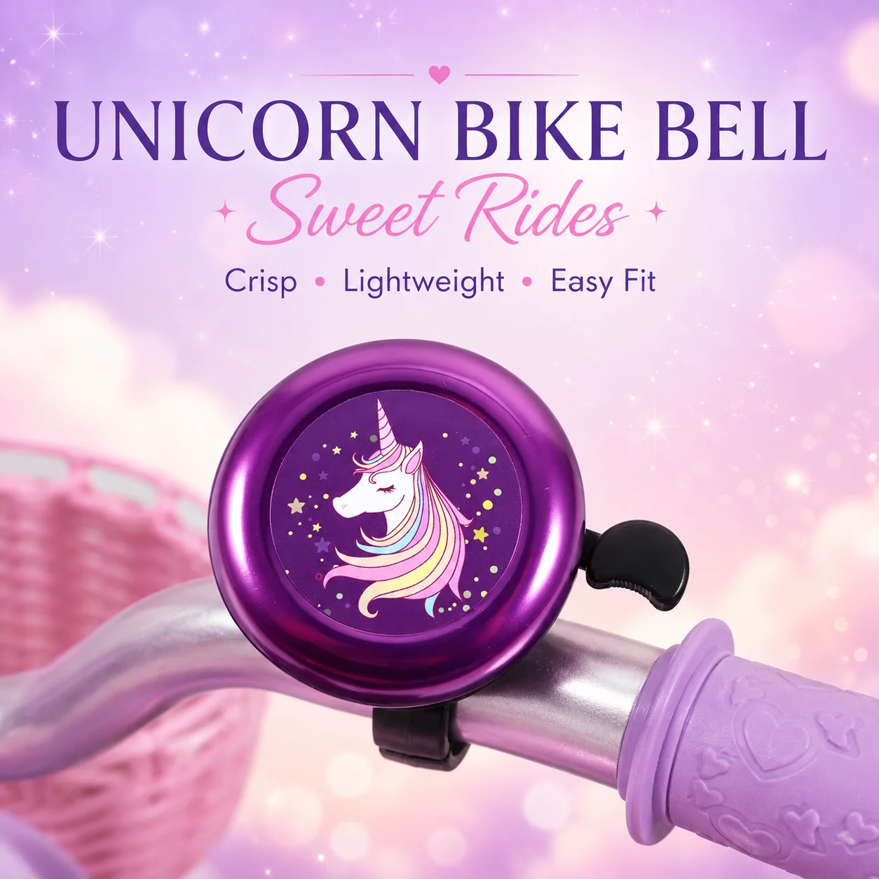 Bike Bell Loud Cute Appearance Bell Kids Children's Stroller Super Loud Sturdy Durable Bell Bicycles Accessory