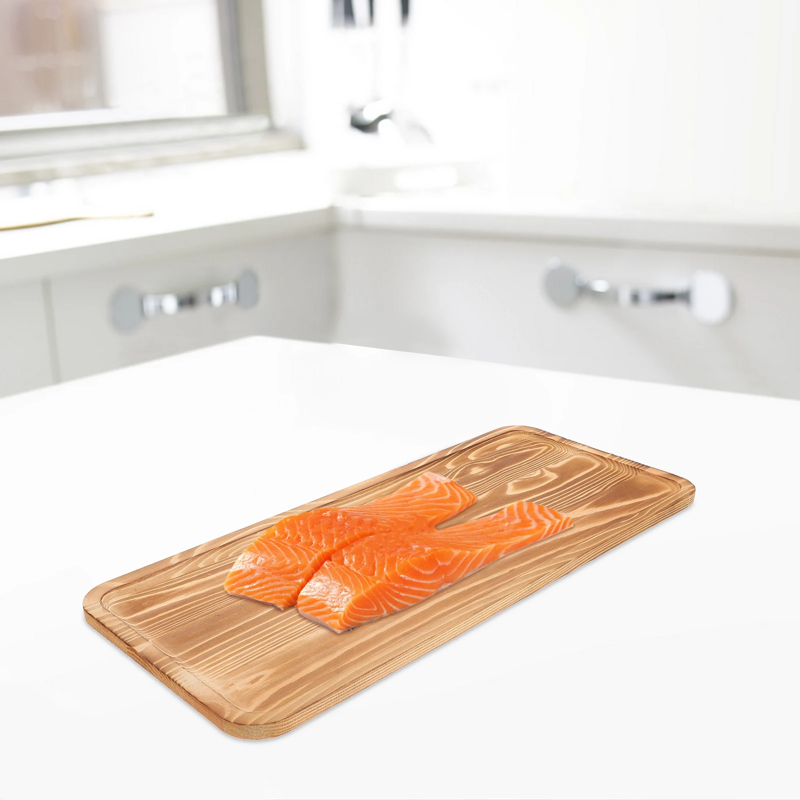 

Wooden Tray Rectangular Decorative Serving Trays Home Decor Breakfast Coffee Style Practical Kitchen Living Room