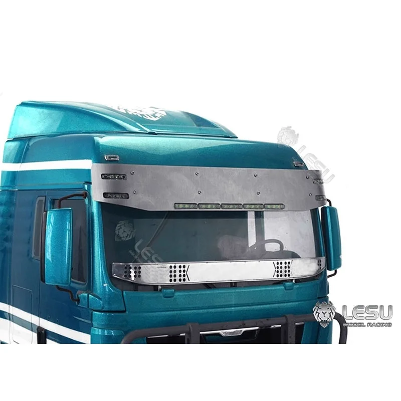 

Металлический солнцезащитный козырек LESU 3 В для 1/14 Tamiya Tgx RC тягач DIY модель уличные TH19249 аксессуары для радиоуправления