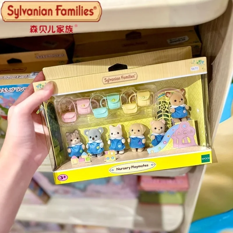 

Popular Sylvanian Families Anime Figure New Series Ternurines Sylvanian Family Collection Cute Baby Doll Room Ornament Birthday