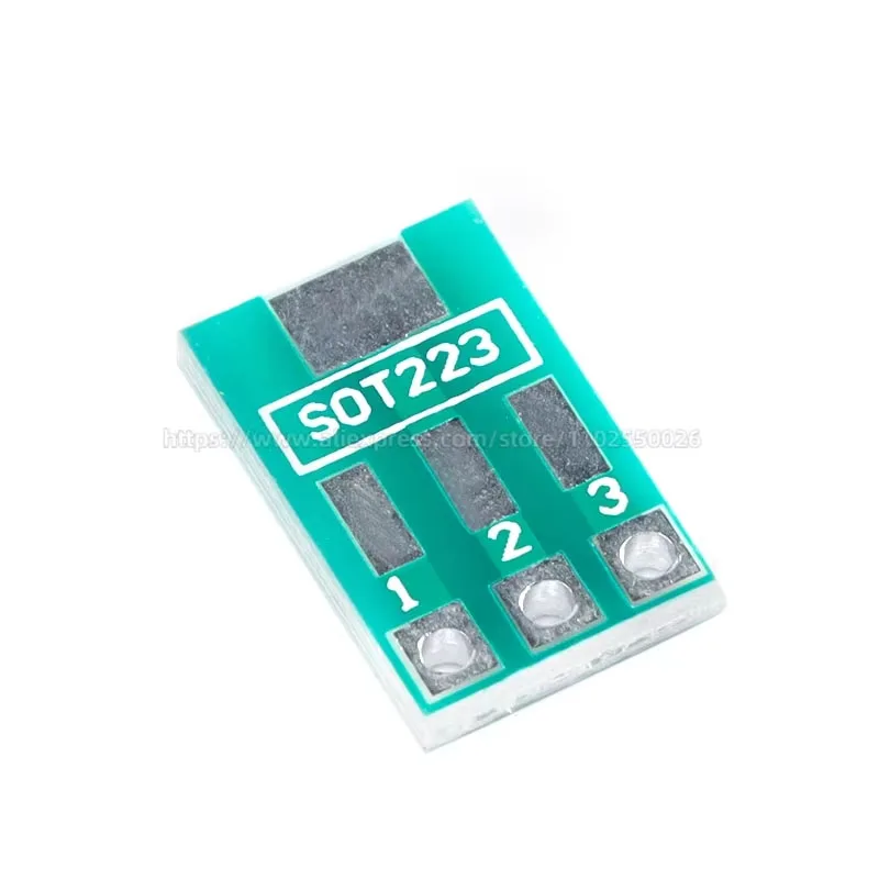 20PCS SOT89 SOT-89 SOT-223 SOT223 to DIP PCB Transfer Board DIP Pin Board Pitch Transistor IC Adapter plate Conversion board