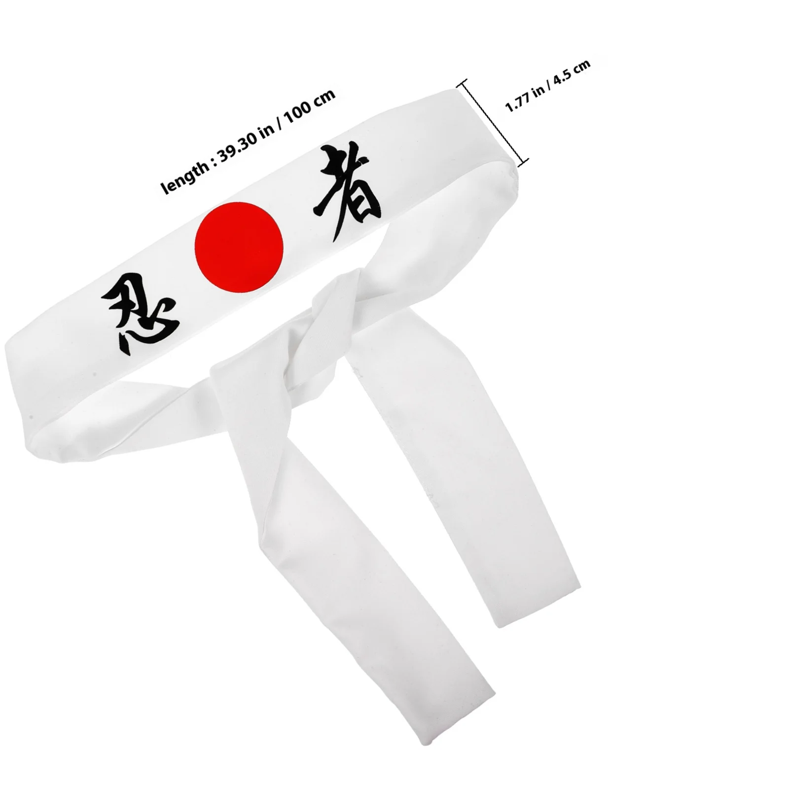 Samurai-Stirnband im japanischen Stil, verstellbarer Stoff für Sushi, Chef, Karate, Ninja, Workout, Yoga, Laufen, Sport, Männer und Frauen