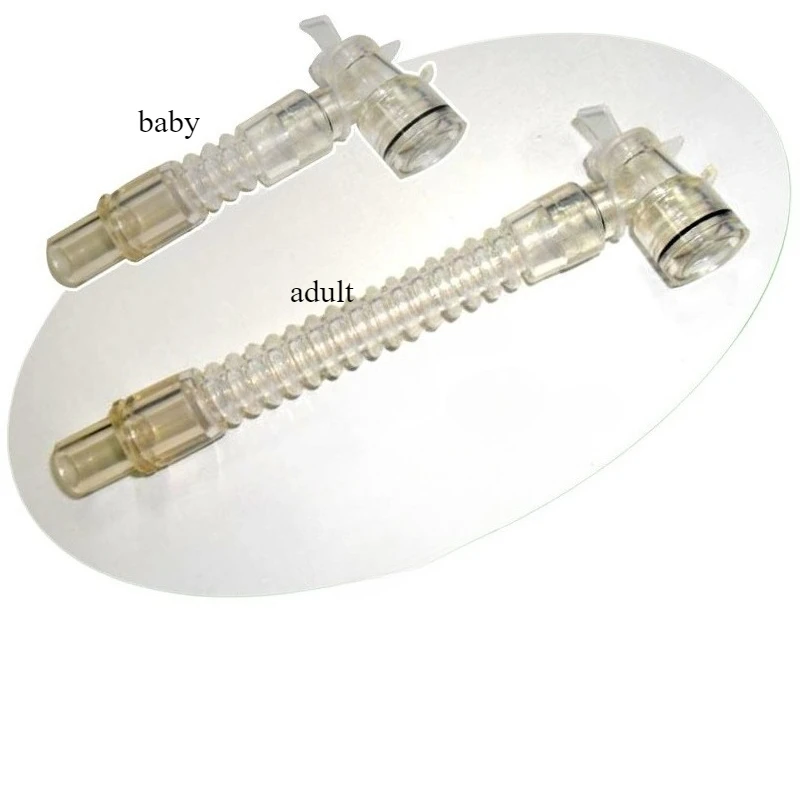 

Silicone L-tube Extension tube Intubation for gas cutting Snake tube for patient Reusable anesthesia respirator fittings