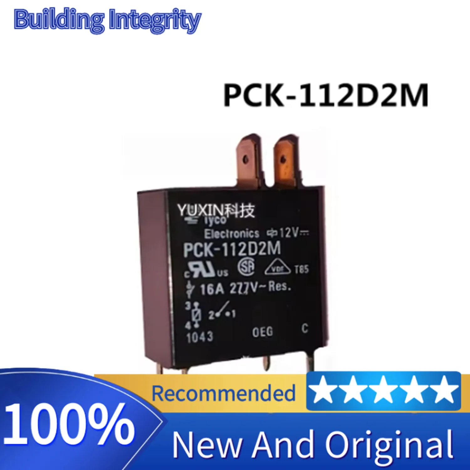 10PCS/LOT 100%NEW Relay PCK-112D2M 12VDC PCK-112D2M-12VDC PCK 112D2M 12VDC 3PIN 4PIN