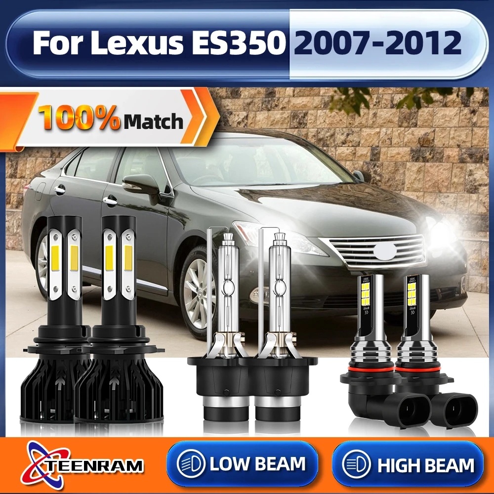 

LED Canbus 9005 HB3 D4S Car Headlight Bulbs 60000LM 9006 HB4 Turbo Auto Fog Lamp For Lexus ES350 2007 2008 2009 2010 2011 2012