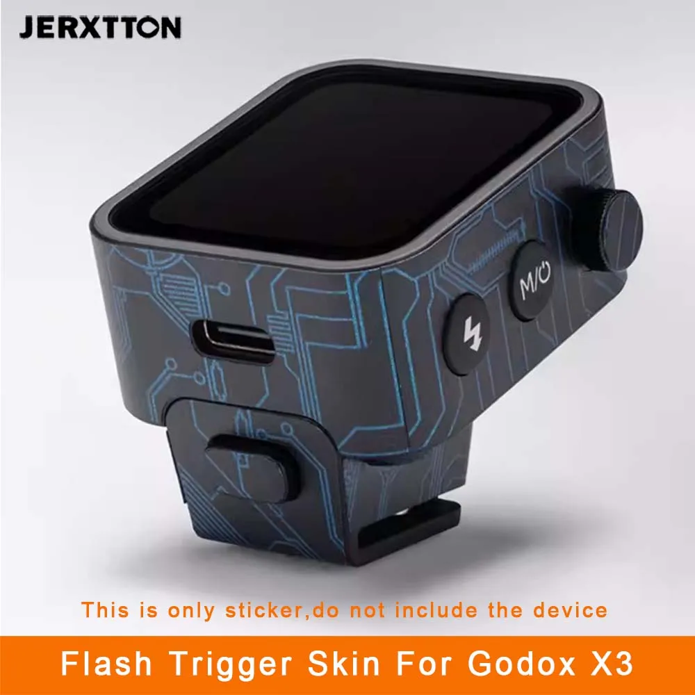 X3 Camera Wireless Flash Trigger Vinyl Wrap Skin Anti-Scratch Protective Film Stickers Protector Coat Decals for Godox X3 X 3