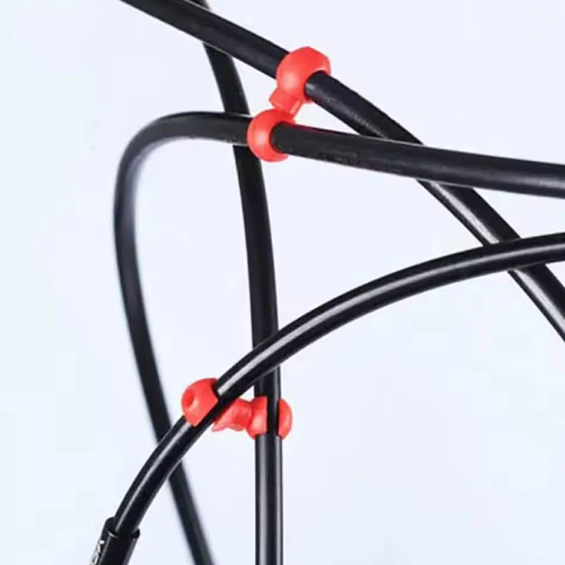 10 Stück drehbare S-Schnallen für Fahrradbremsen, Mountainbike- und Rennrad-Kreuzkabelclips, Ersatzteile für reibungsloses Radfahren – Detail 4