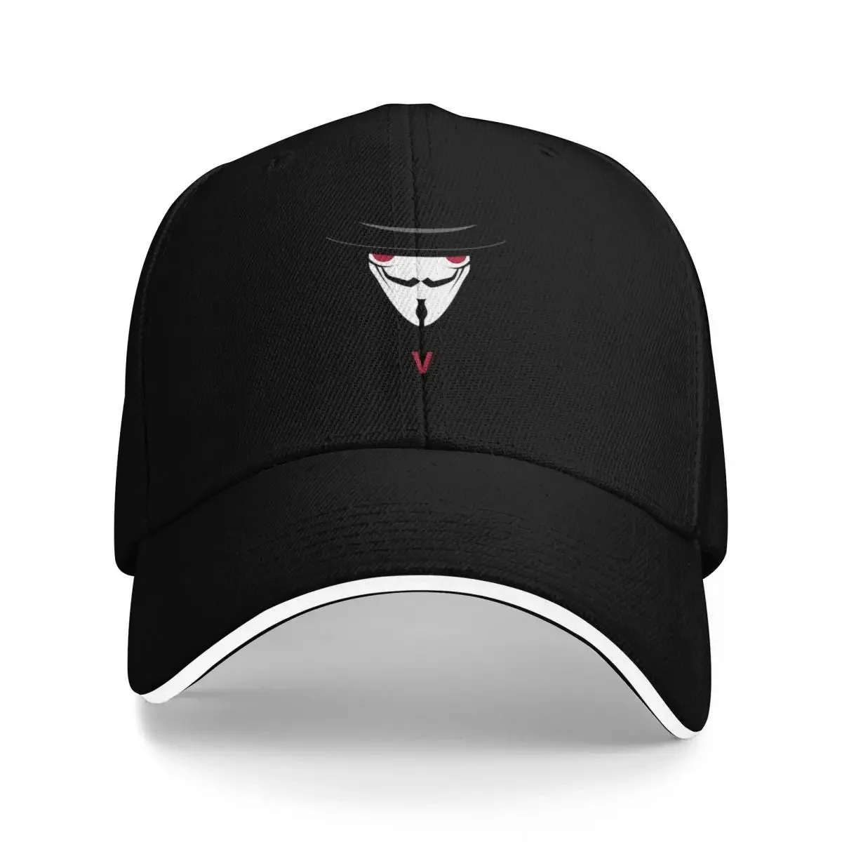 

V for Vendetta Baseball Cap Hat Man For The Sun Winter hat Men's Luxury Women's