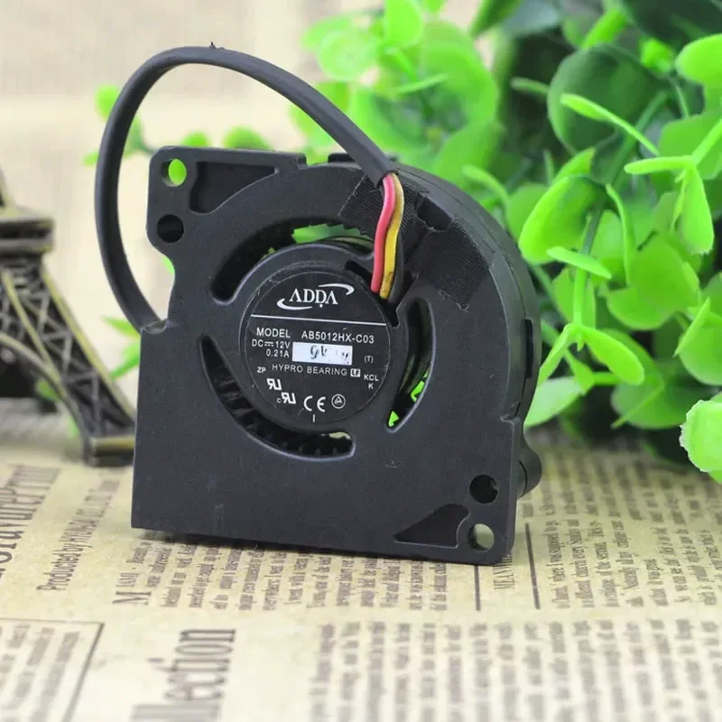 New Original Projector Cooling Fan for ADDA AB5012HX-C03 5020 12V 0.21A 5CM
