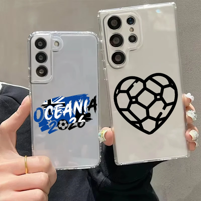 Oceania Football First 2026 Phone Case For Samsung Galaxy S26 S25 S24 Plus S23 FE S22 S21 S20 Ultra 5G S10 Soft Clear Cover