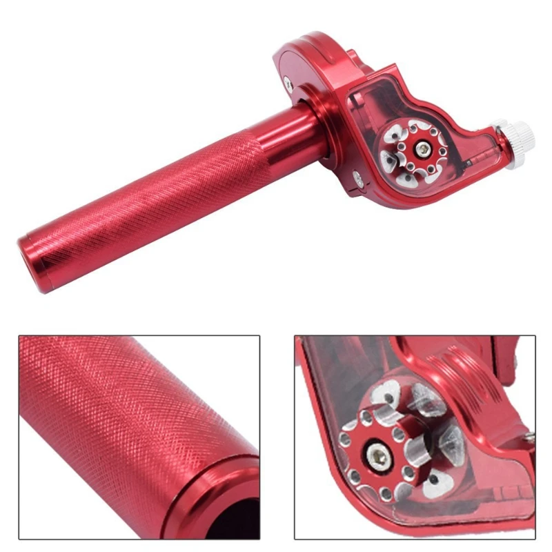 

Motorcycle accessories aluminum alloy modified large screw oil, fuel dispenser handle cover can see through the handle