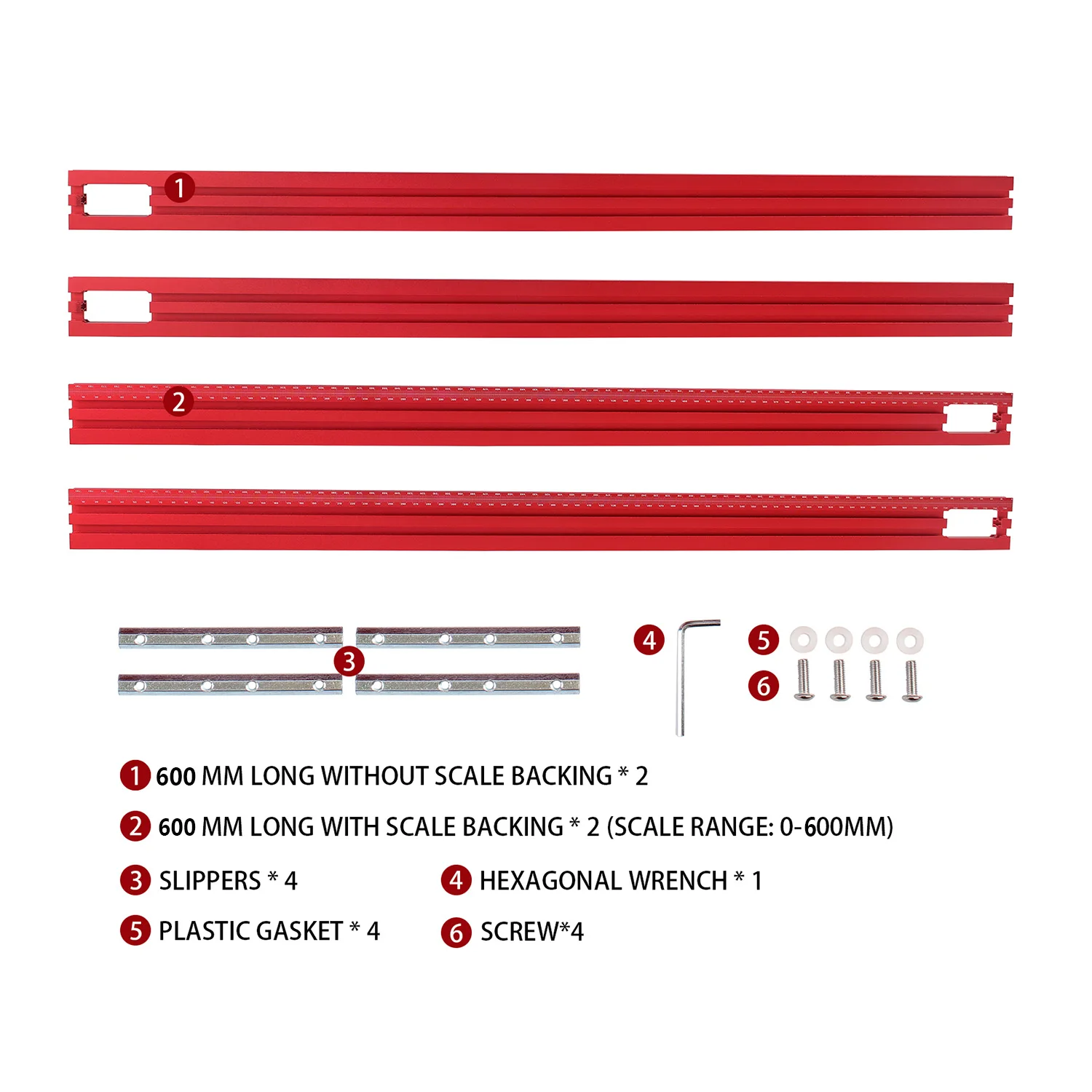 1Set 40/60/80cm Für Trimmen Fräsen Nut Gravur Führungsschiene Einstellbare Rückseite Hilfs Führungsschiene halterung DIY Holzbearbeitung
