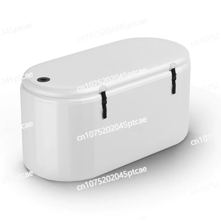 

Portable Ice Bath Plunge Pool with Ice Bath Chiller 0.5hp 5-layer Construction Durable White Outdoor Ice Bath Tub