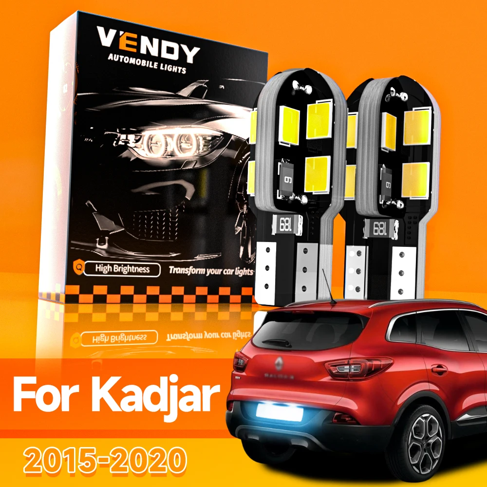 

2pcs For Renault Kadjar 2015-2020 LED License Plate Light 2016 2017 2018 2019 Canbus Accessories