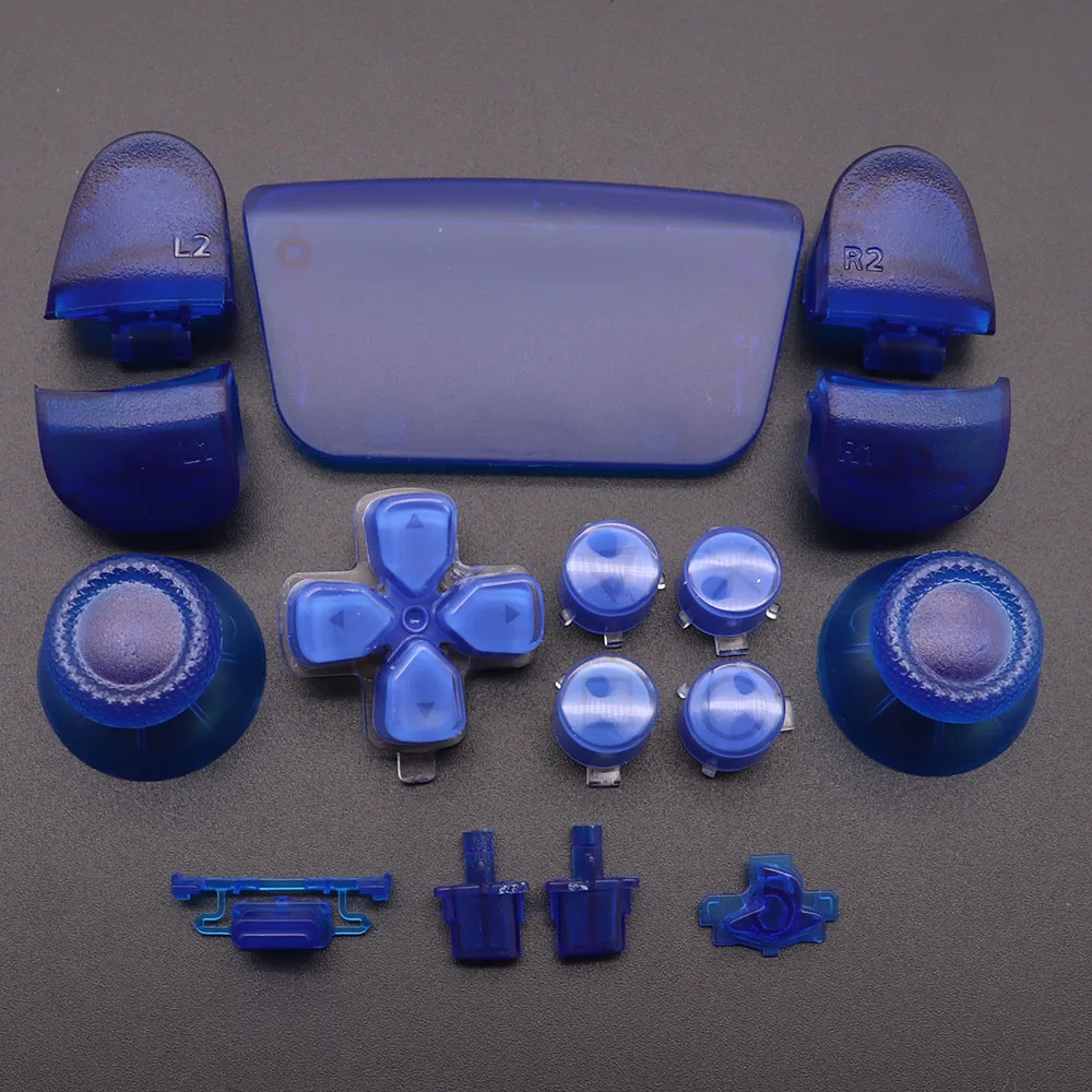 Replacement Buttons Set D-Pad L1 R1 L2 R2 Trigger Button Key Accent Ring For PS5 V2 2.0 BDM-020 Controller