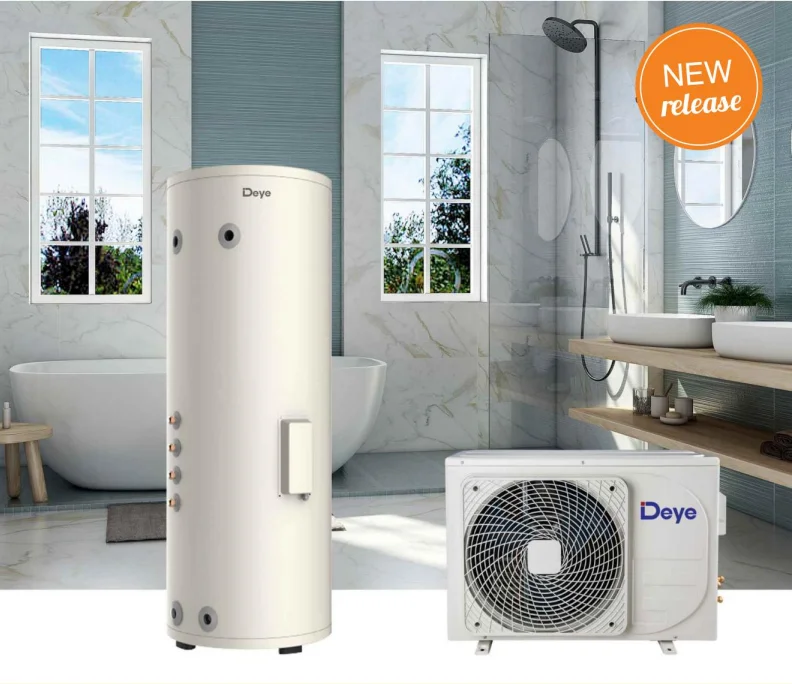 

【Hot】300L Deye Solar Water Heater for Home Use with Best Price, Hybrid AC/DC Split Hot Water Heat Pump