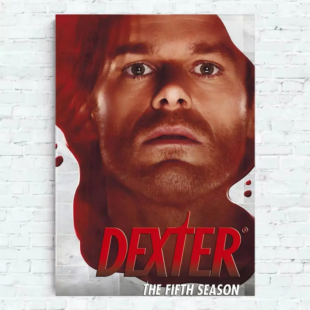 ديكستر الكلاسيكية خمر الملصقات ديكور اللوحة جدار الفن ورق الكرافت الأبيض Kawaii غرفة ديكور