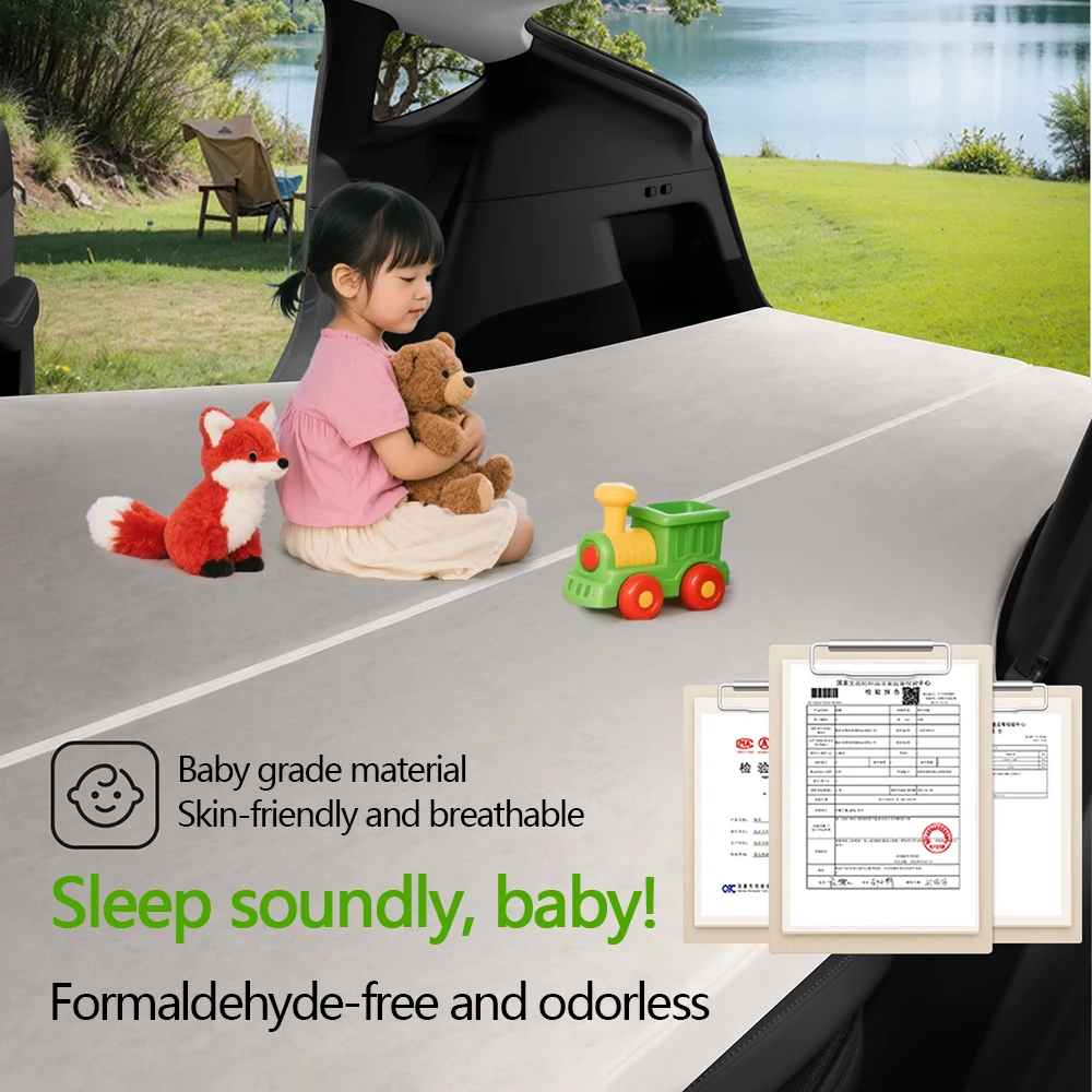 Suitable for the Ledao L60 car mattress, car travel bed, rear car sleeping pad, car nap tool, camping floor mat, non-inflatable