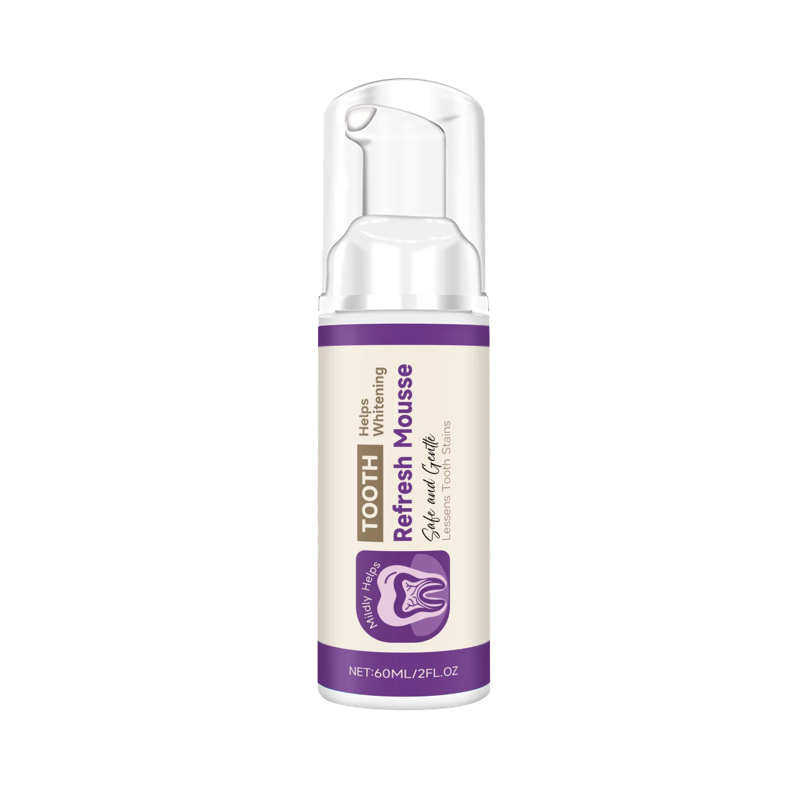 Tooth Freshening Mousse - Gentle and shiny care for teeth, cleans the surface, freshens breath, and provides comfortable, thorou