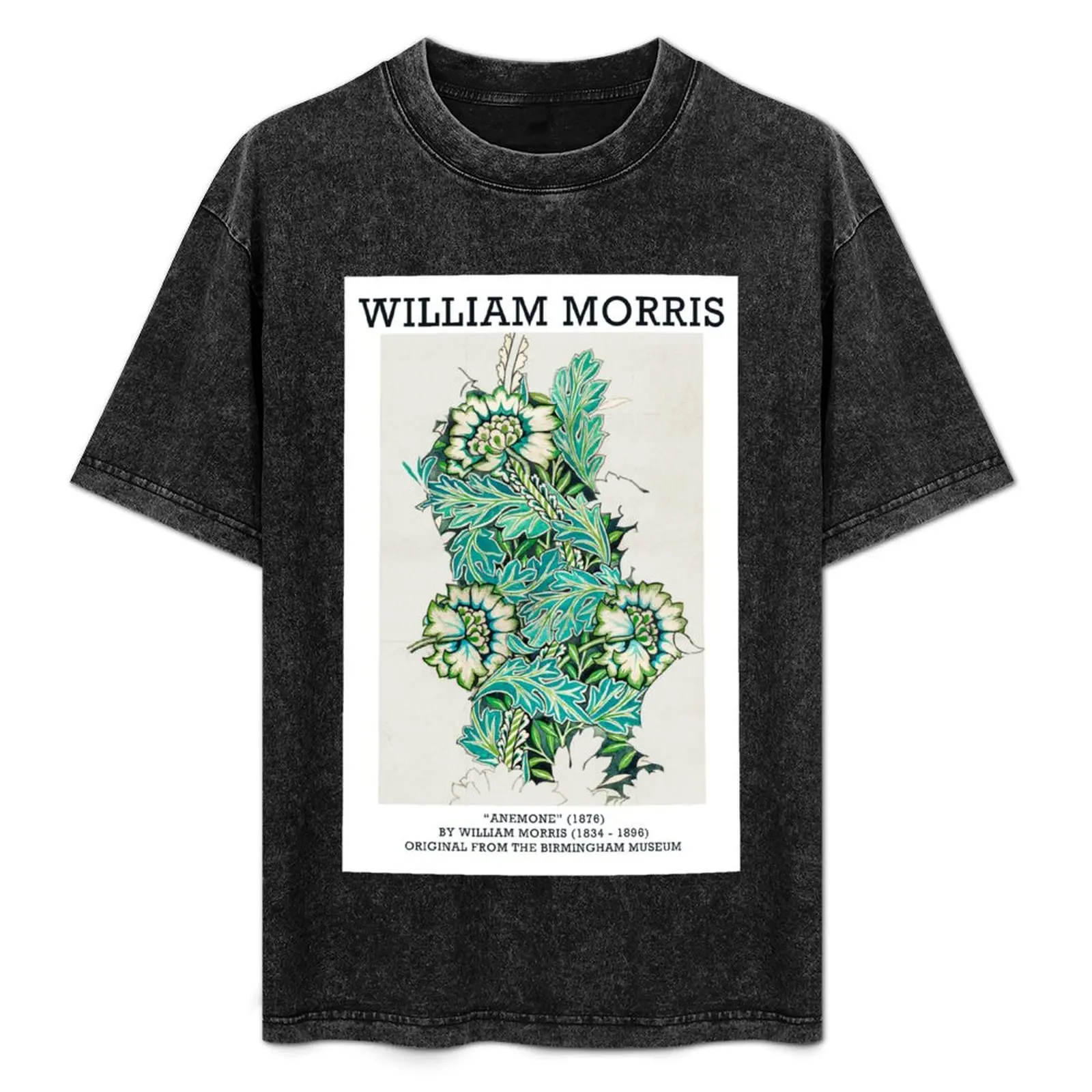 HD Anemone by William Morris T-Shirt summer top sublime men t shirts