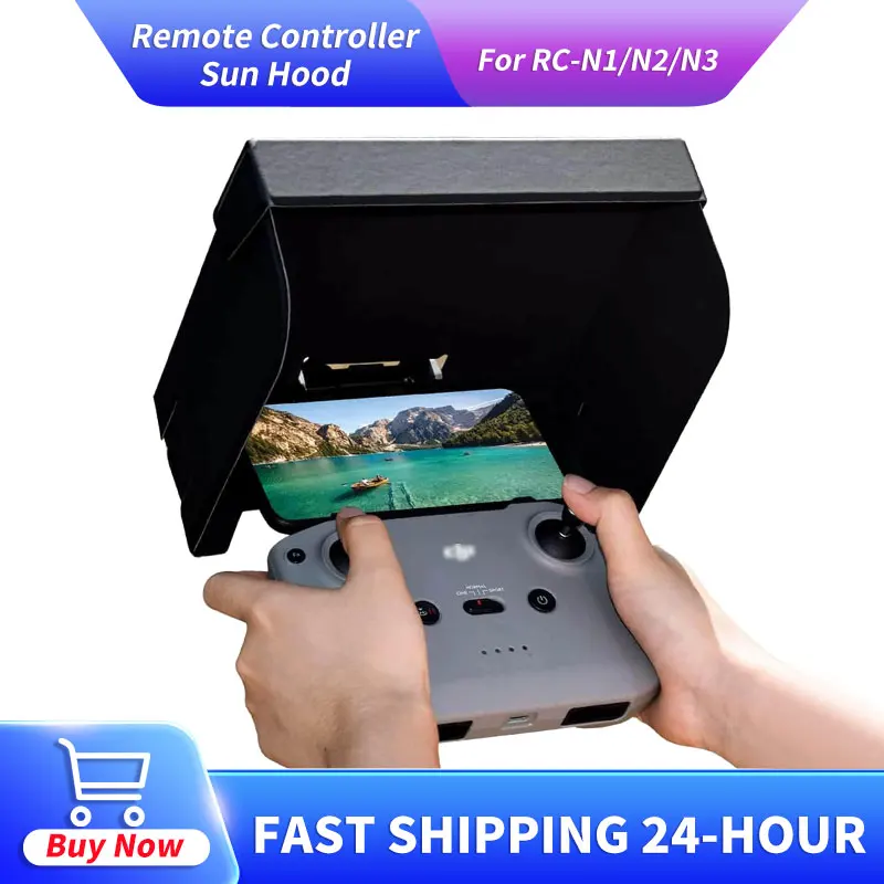 

Remote Controller Sun Hood Anti-Glare Screen Shade Cover for RC-N1 RC-N2 RC-N3 Compatible Mini 2 3 4 Pro Air 2S Air 3 Mavic 3