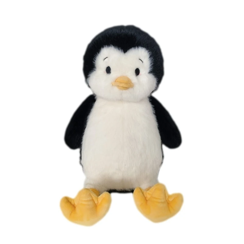 Antarctic Animal Animals Toy Plush Doll with Cotton Filling Lovely Cuddle Doll for Bed Couch Decoration Gifting Supply