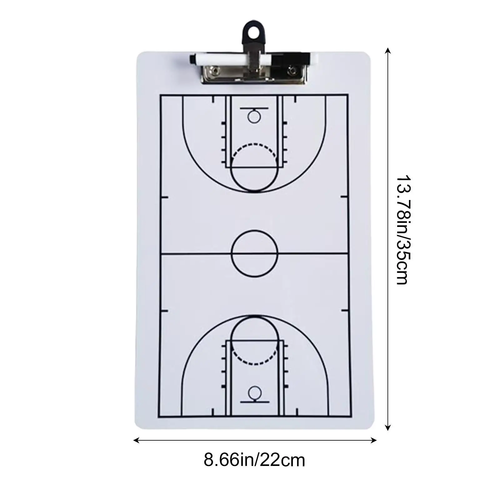 Basketbal Coaching Board Strategiebord Scheidsrechters Uitrusting Coaches Klembord