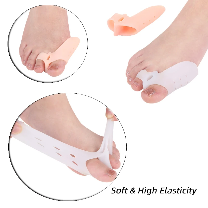 100pieces=50pairs Hallux Valgus Straightener Spreaders Hammer Toe Orthosis Feet Care Protector Bunion Corrector Pain Relief