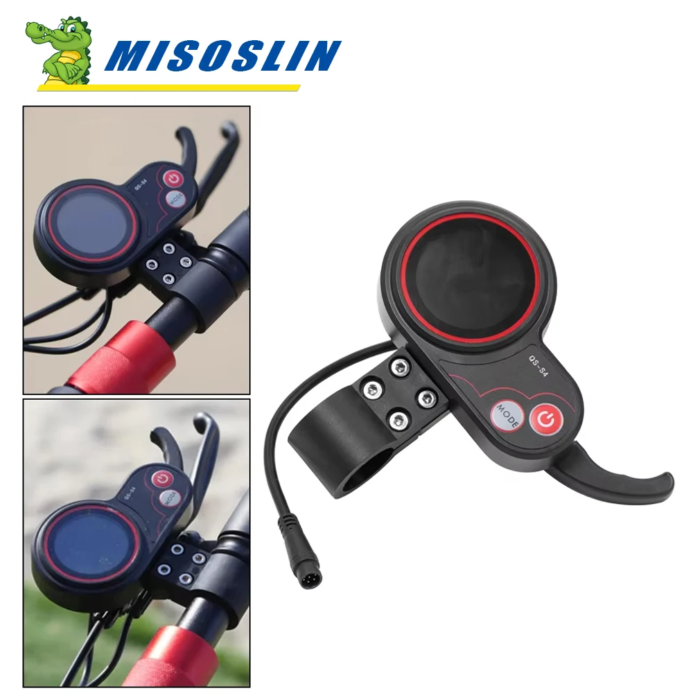 

For Zero 8 9 10 8X 10X E-scooter 6PIN Display Parts Electric Scooter Controller Display Thumb Throttle QS-S4 LCD Display Kit