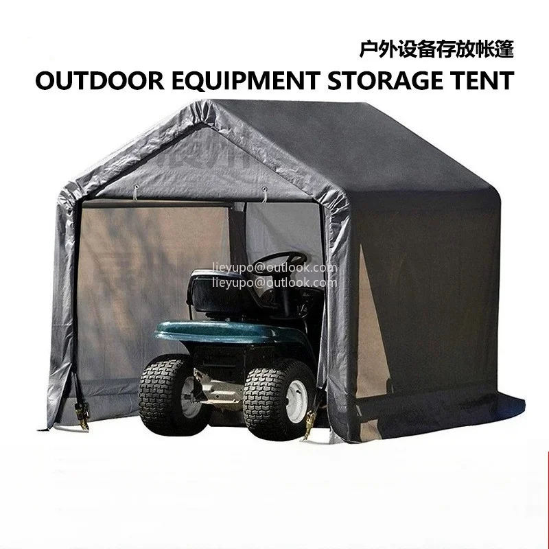 Outdoor tram canopy Car equipment storage tent Rainproof and dustproof Large space Thickened Oxford cloth carport